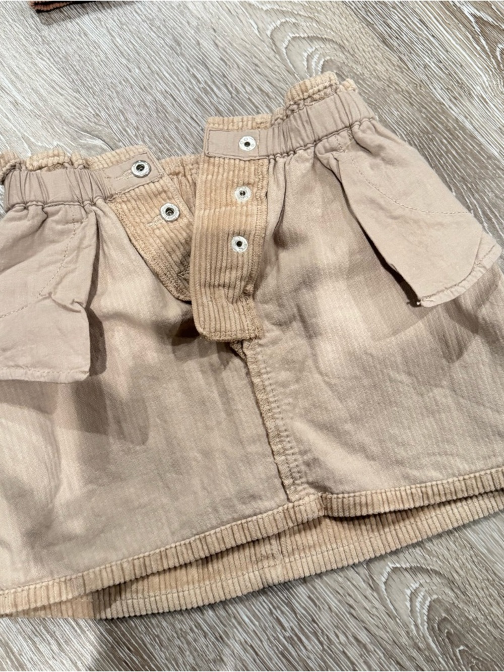 Zara & H&M 💖 Girls Corduroy Skirt Duo in Rust and Tan - Picture 5 of 10